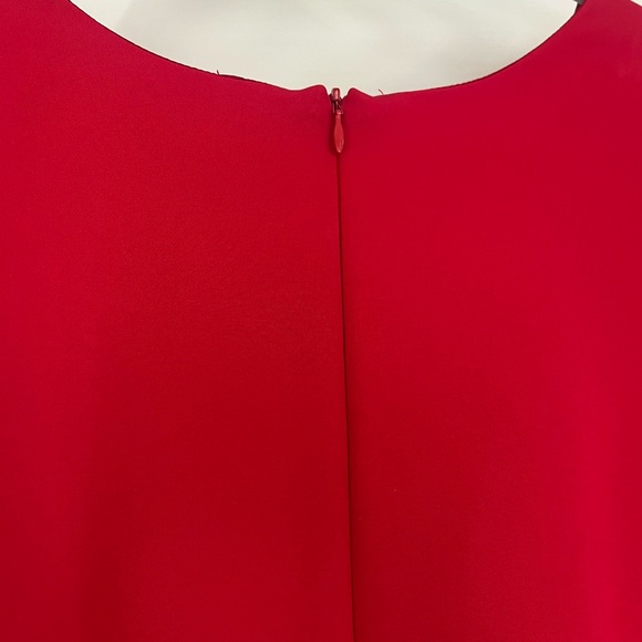 Chic Long Sleeve Red Dress - Picture 3 of 6